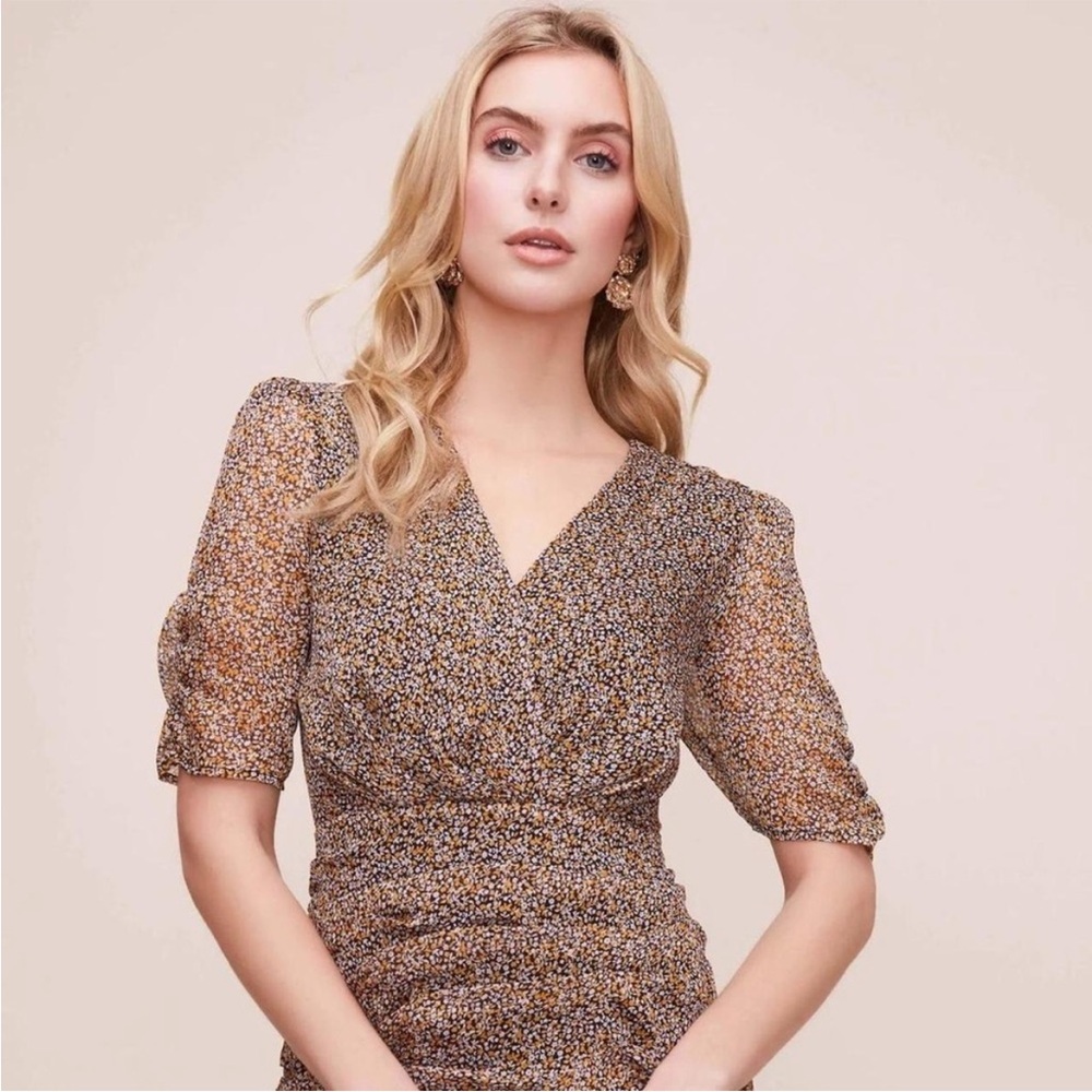 ASTR the Label Ruched Mini Dress - Picture 2 of 10
